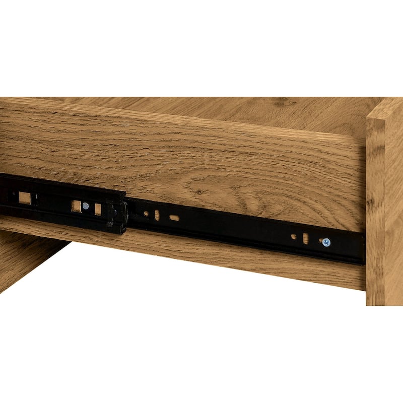 Edgemod Dakota Weathered Oak Coffee Table With 2 Drawers