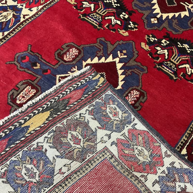 HERAT ORIENTAL Handmade Balouchi Wool Rug - 3'10" x 7'