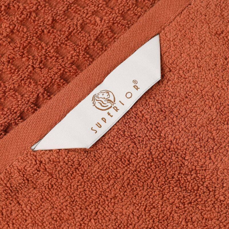 Superior Napa Zero Twist Cotton Soft Waffle Bath Sheet Set of 2