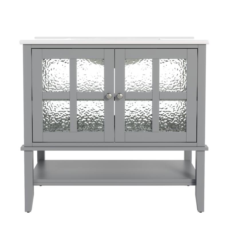 Christopher Knight Home 36" Stylish and Functional Bathroom Vanity with Sink