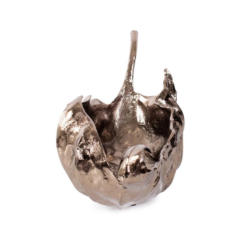 Aspen Leaf Cast Aluminum Bowl