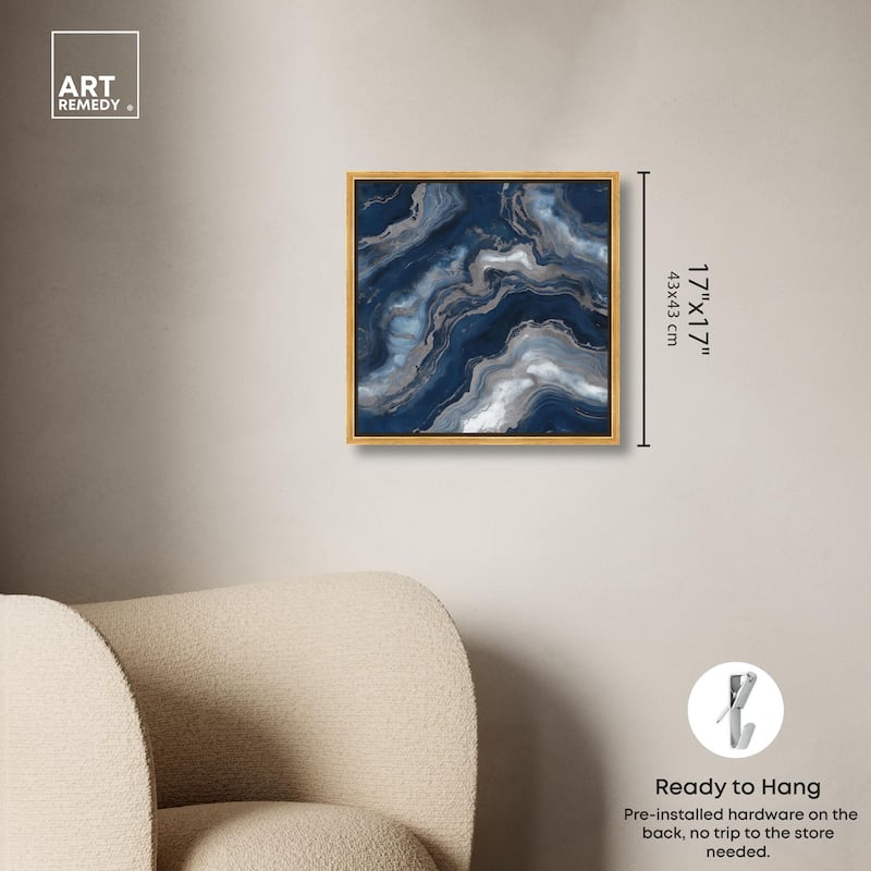 Deep Sea Geode I Canvas by Art Remedy