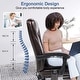 preview thumbnail 14 of 57, EROMMY Heated Massage Executive Office Chair, PU Leather with Retractable Footrest