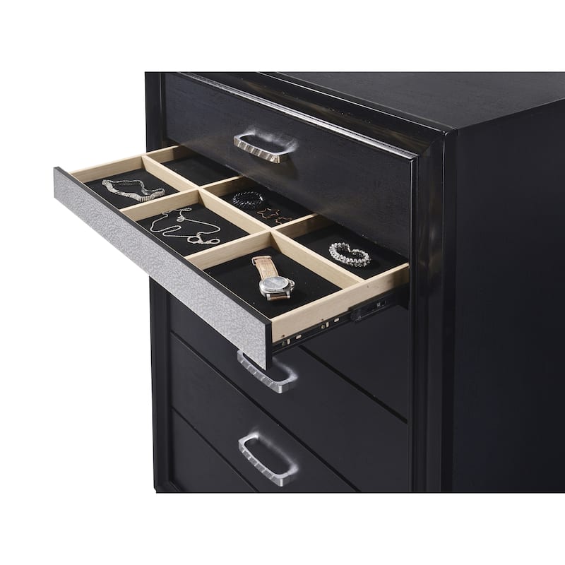 Miranda Contemporary Wood 5-drawer Bedroom Chest