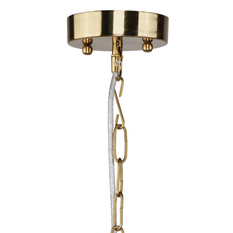 Alden Décor Burke Hand Blown Glass Pendant