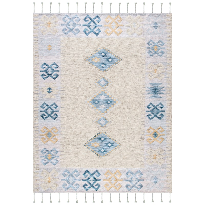 SAFAVIEH Handmade Saffron Kaylynn Modern Tribal Cotton Rug