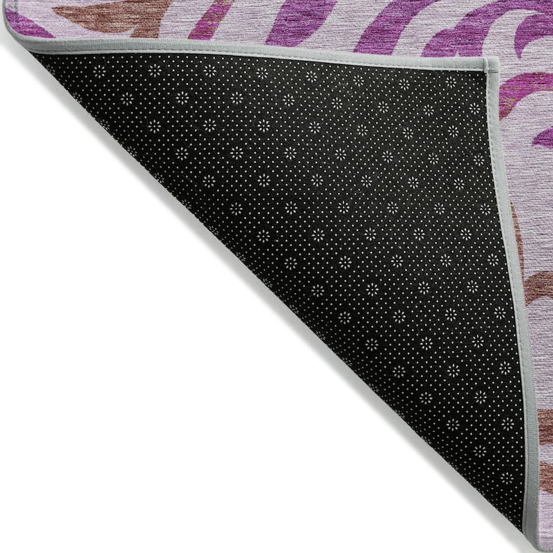 HomeRoots Floral Transitional Rectangle Outdoor Rug