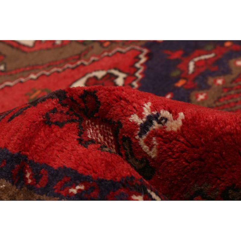 ECARPETGALLERY Hand-knotted Andelz Red Wool Rug - 3'4 x 6'1