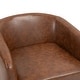 preview thumbnail 48 of 143, Modern 360°Swivel Accent Chairs Barrel Armchairs