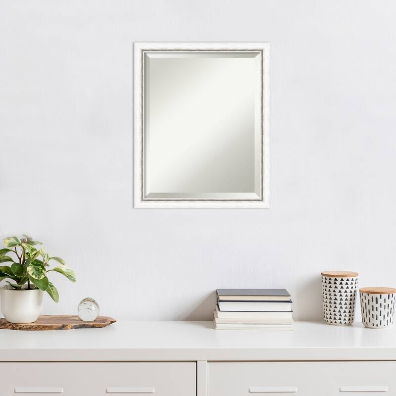 Morgan Beveled Wood Framed Wall Mirror