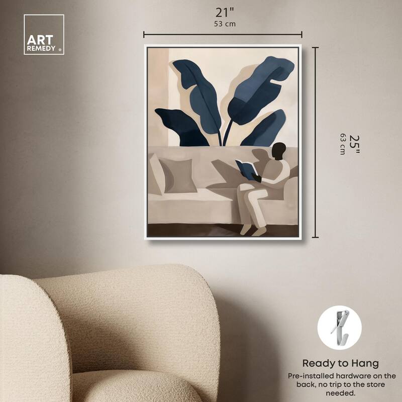 Void Reader II Canvas by Art Remedy