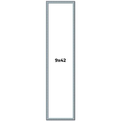 9x42 Frame Rustic Sky Blue Solid Wood Picture Frame | 0.75 Inch