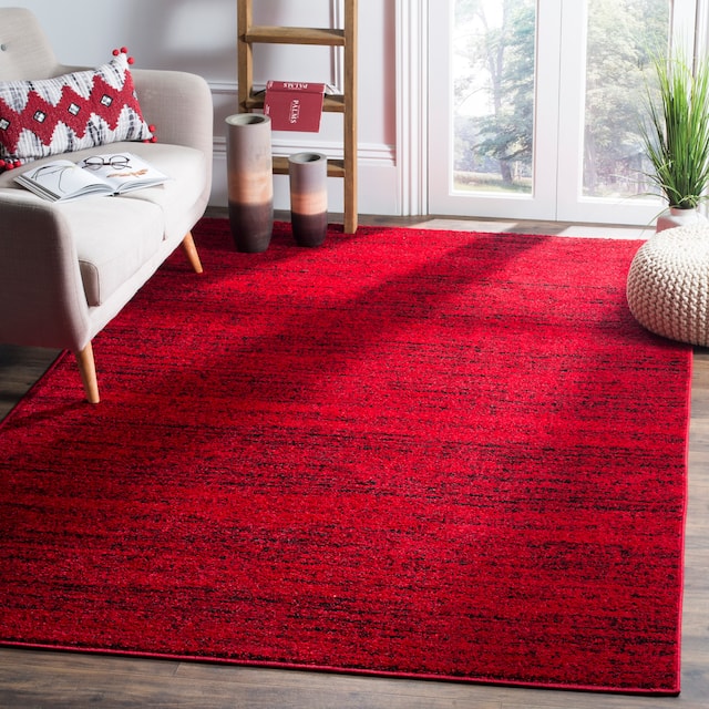 SAFAVIEH Adirondack Alberta Vintage Abstract Rug - 4' x 6' - Red/Black