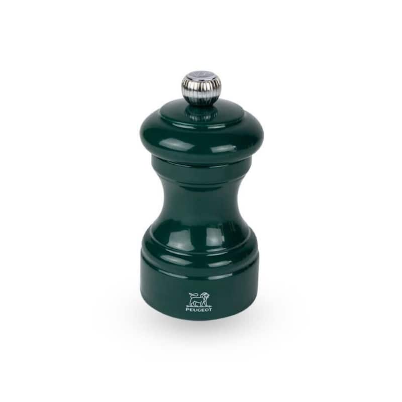Peugeot Bistro 4 Inch Salt Mill - Forest Green