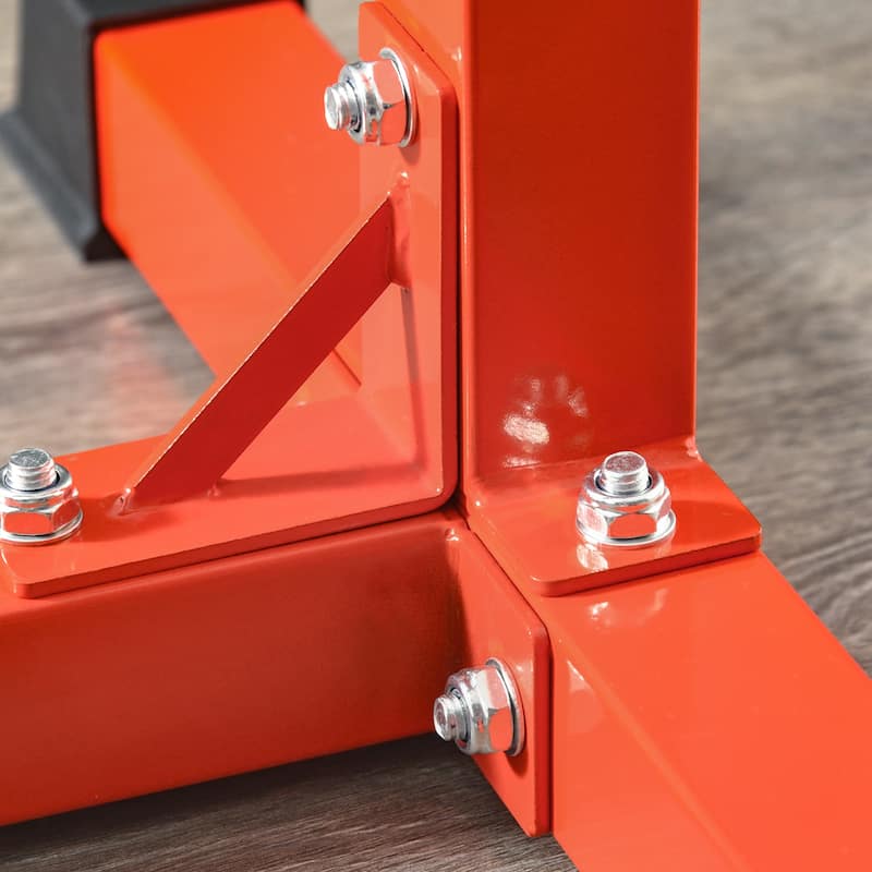 Home Sissy Squat Machine 12-Level Adjustable Leg Exercise - 23.5" L x 22.75" W x 26.75" H