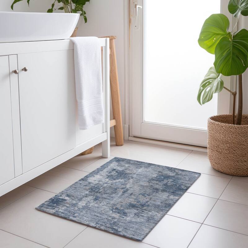 Dava Unique Abstract Weather Resistant Versatile Elegance Outdoor Rug