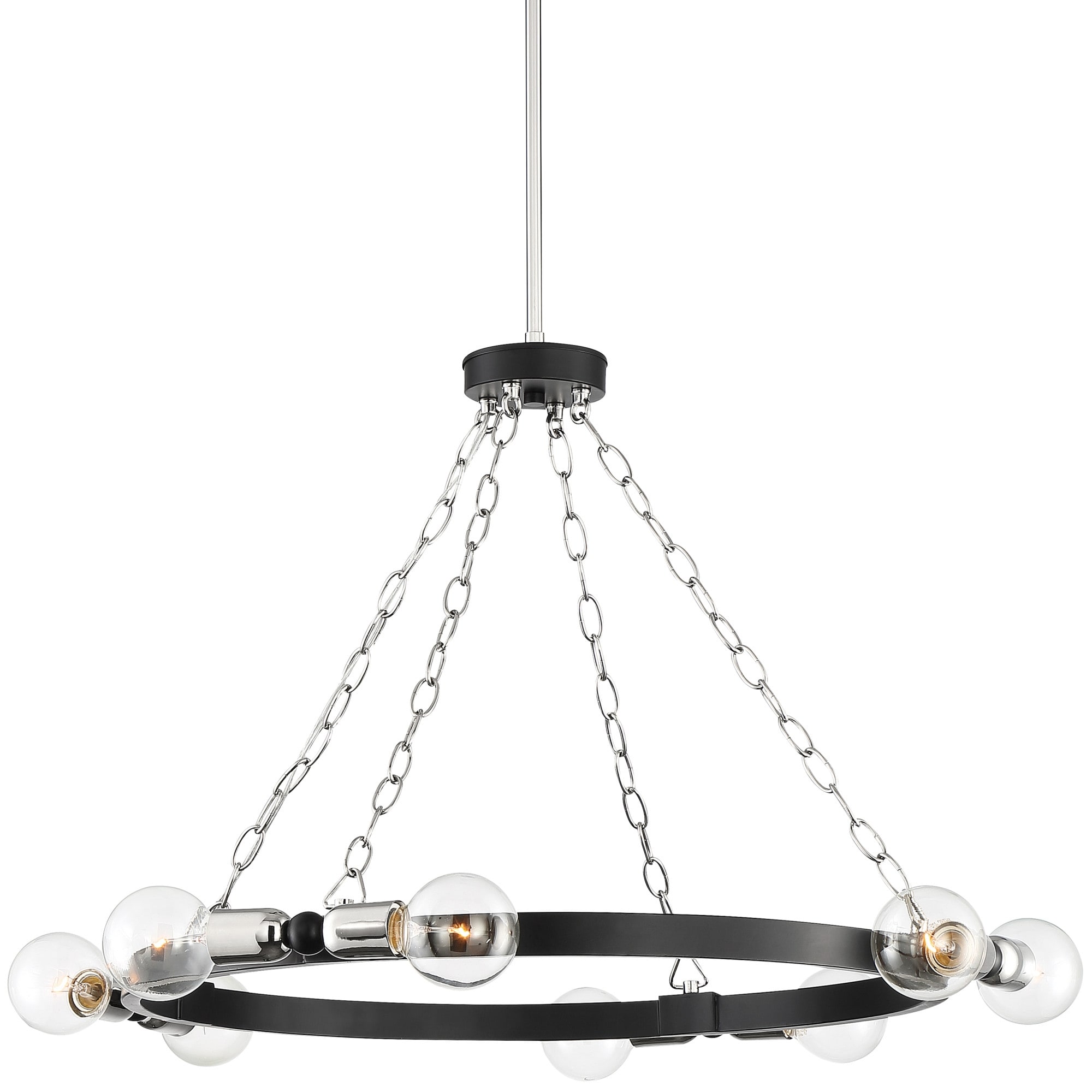 Designers Fountain 93488  Huxton 8 Light 30" Wide Chandelier - Chandeliers For Bedrooms by Overstock.com