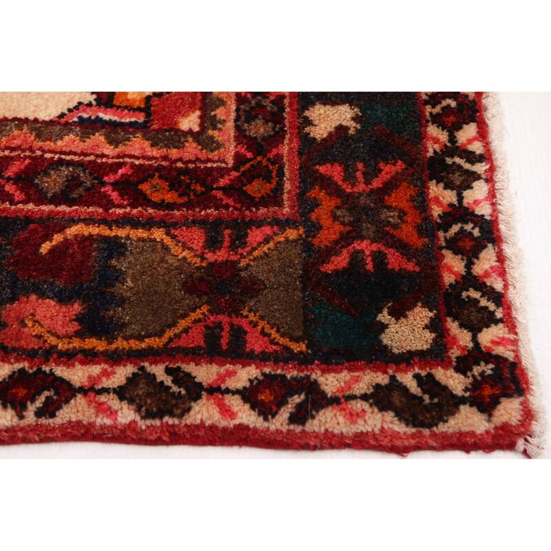 ECARPETGALLERY Hand-knotted Andelz Red Wool Rug - 4'9 x 8'11