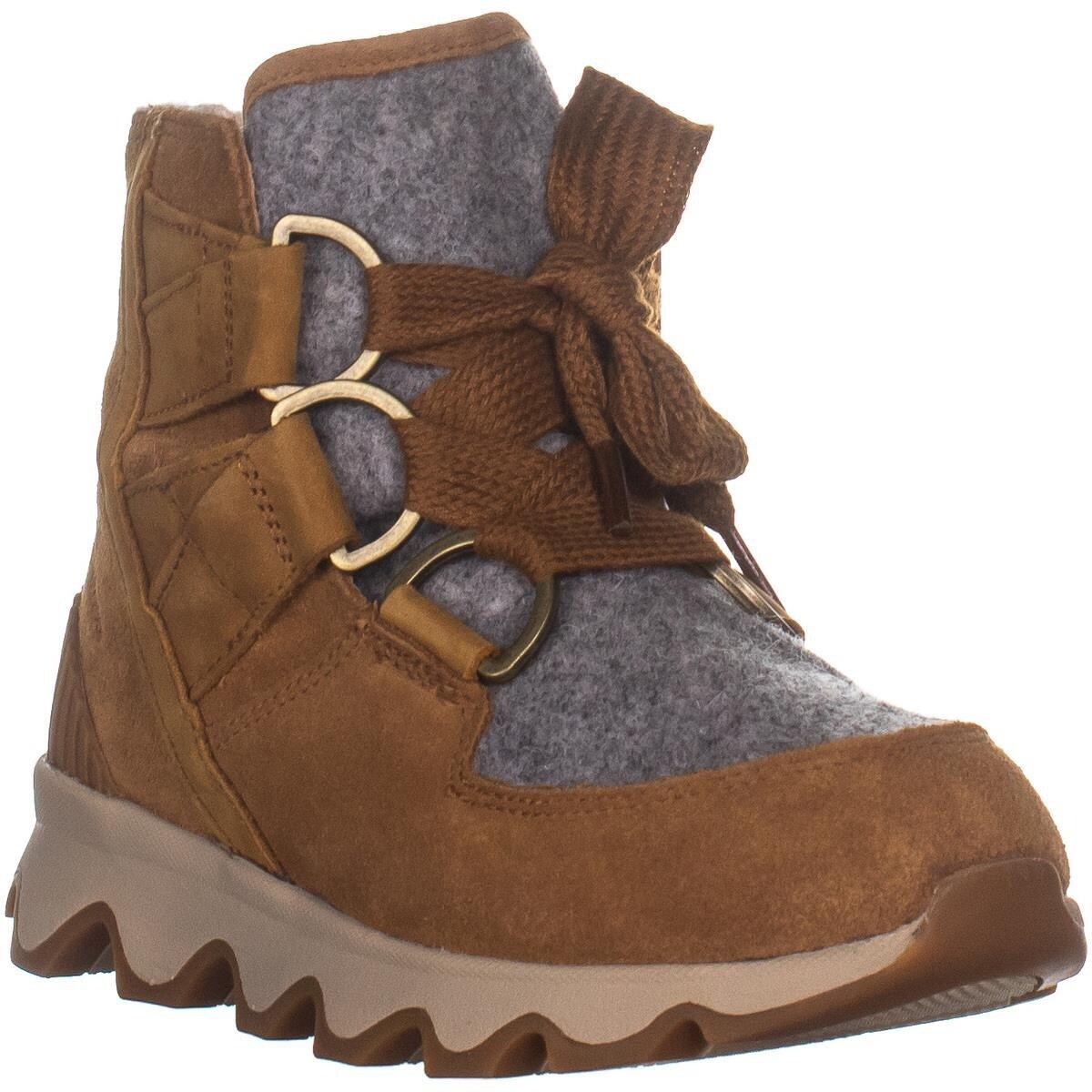 sorel kinetic short lace up booties