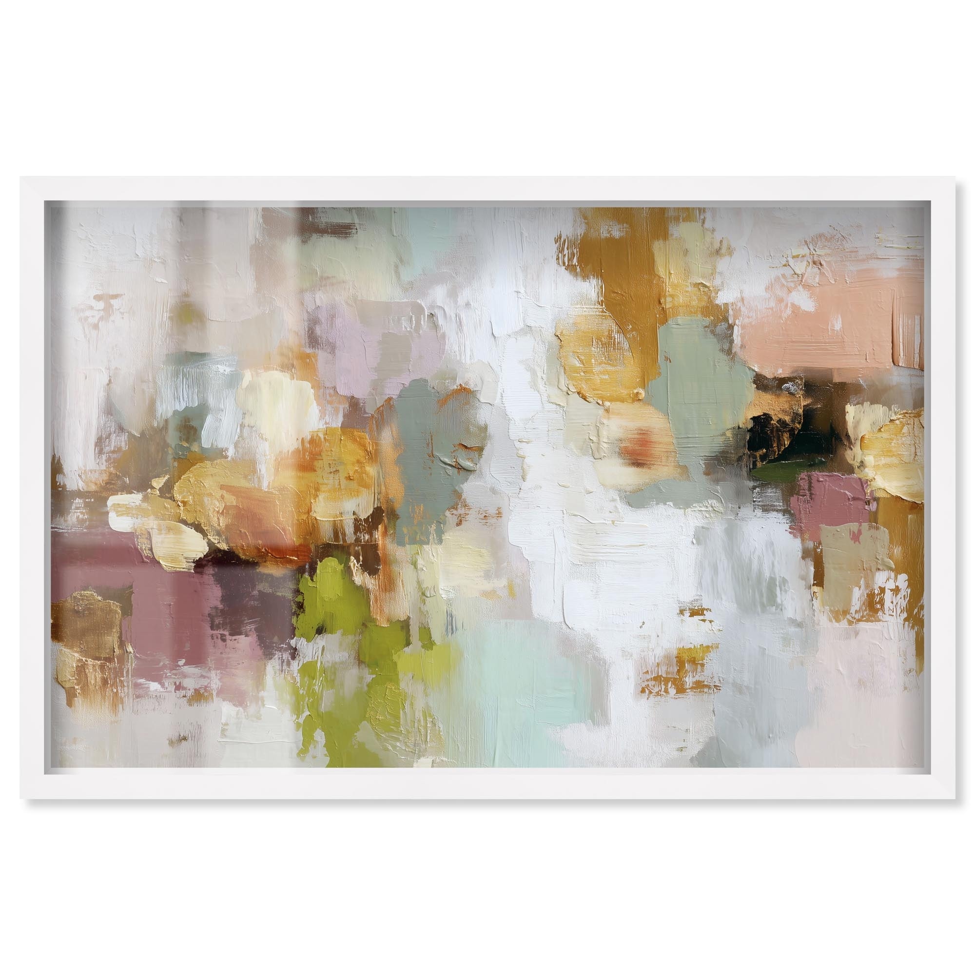 Color of Earth III Abstract Wall Art Shadowbox Print by Art Remedy