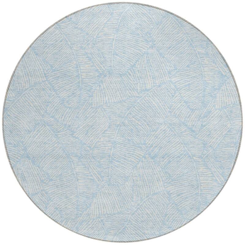 HomeRoots Floral Transitional Rectangle Outdoor Rug