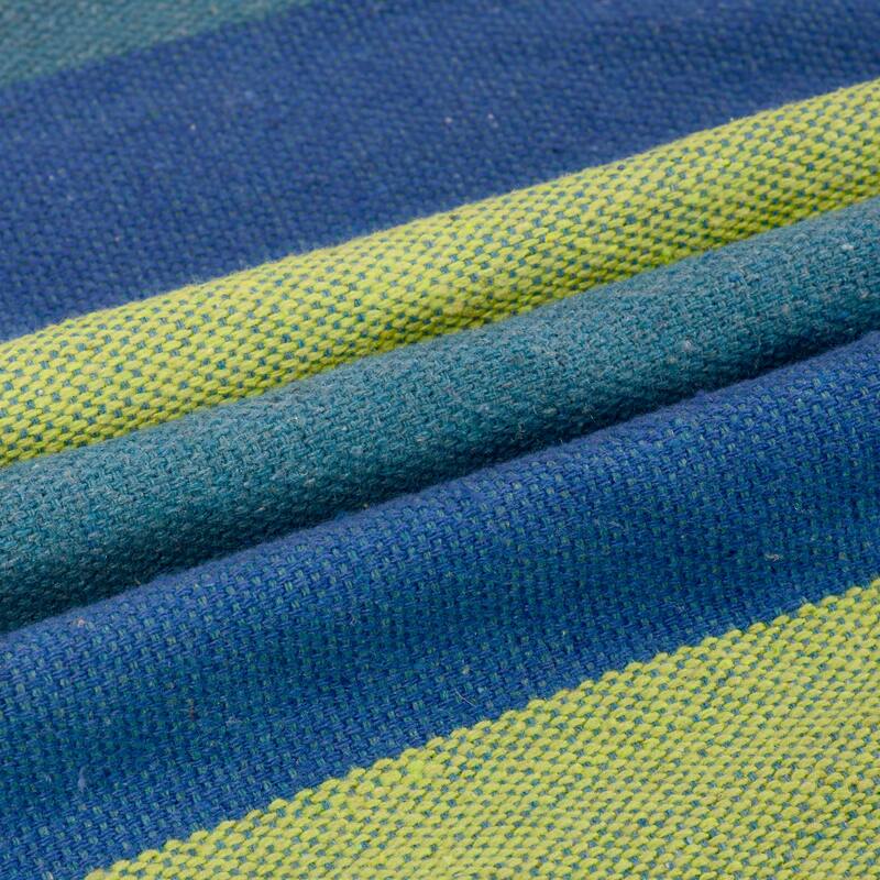 9.35 ft. 2-Person Brazilian-Style Foldable and Portable Outdoor Hammock Bed with Stand Set - 112.2 in.* 44.1 in. *40.9 in.