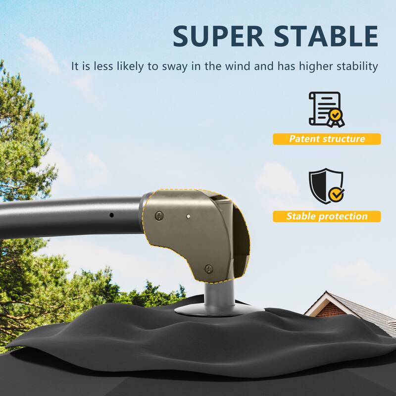 Outdoor 10FT Patio Offset umbrella for Garden