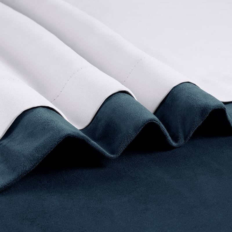 Exclusive Fabrics Signature Pleated Blackout Velvet Curtain (1 Panel)