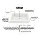 preview thumbnail 19 of 60, Karran Retrofit Apron Quartz Single Bowl Kitchen Sink