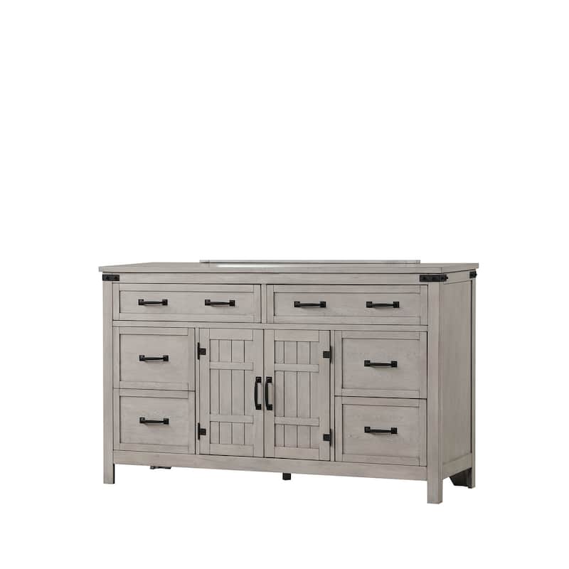 Bridgevine Home Alexandria Dresser, Mountain Mist Finish