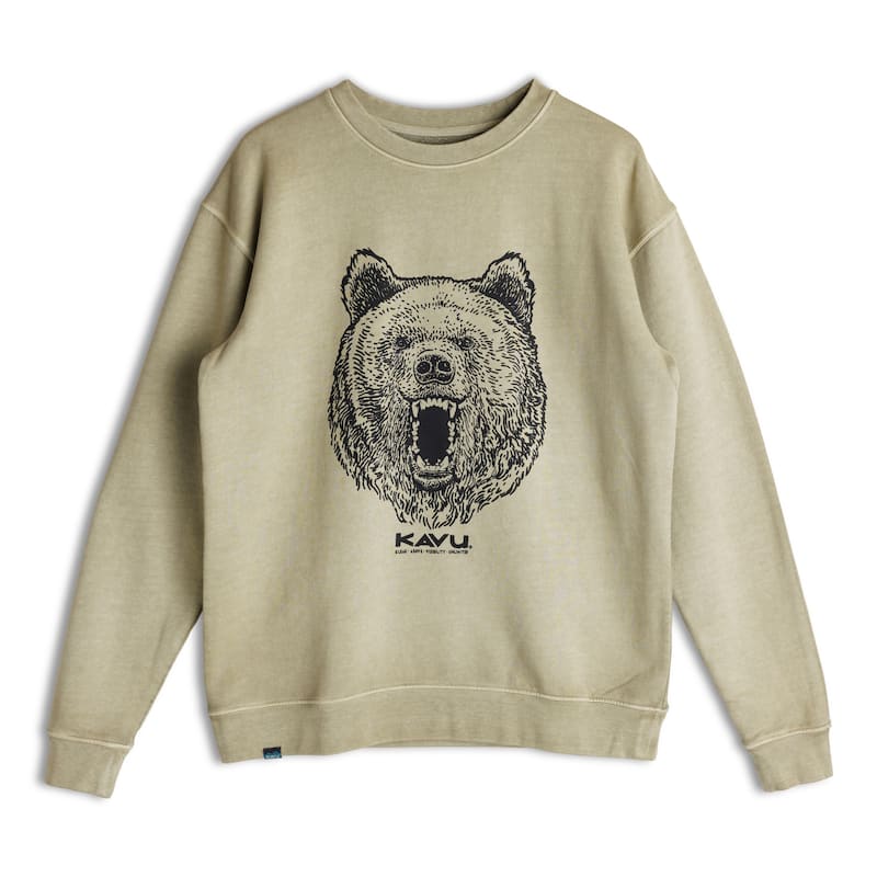 KAVU Core Crew Sweatshirt - Olive - L