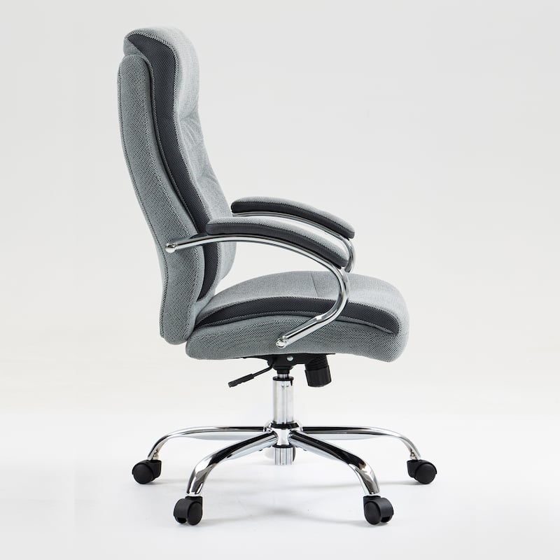 GDFStudio - Kingston Series High Backrest PU Material Office Chair and Waterfall Seat Design for Executive Comfort