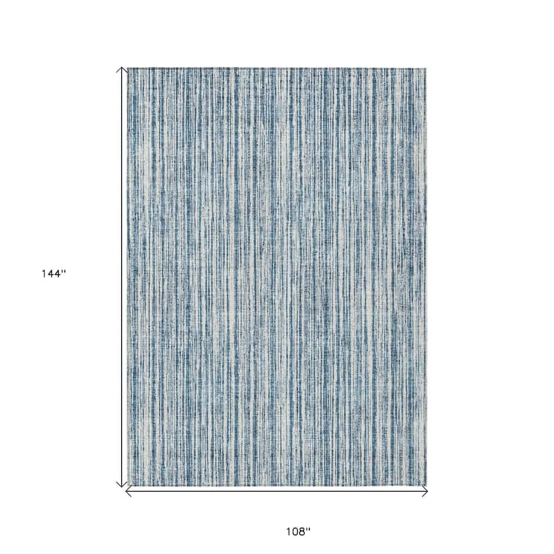 HomeRoots Striped Transitional Rectangle Outdoor Rug