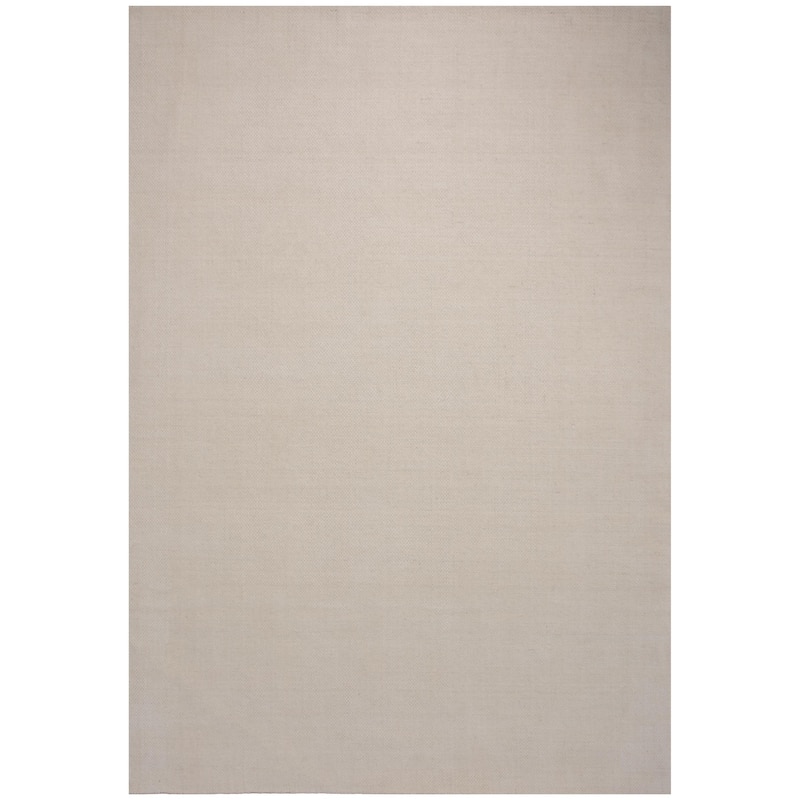 Alora Decor Cedar Hand-loomed Solid Rug - 8'9 x 11'9 - Ivory
