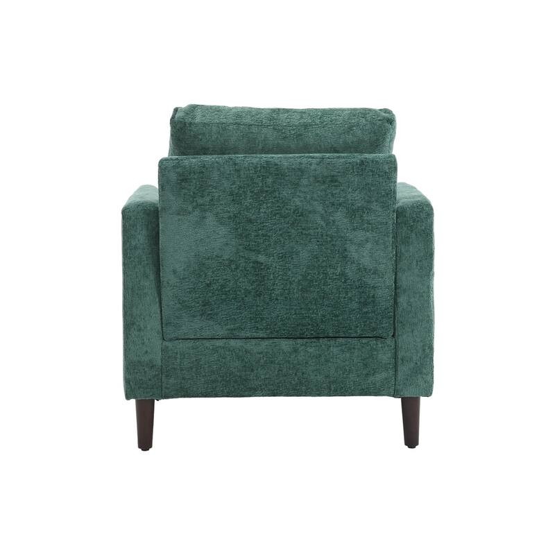 Modern Wood Frame Armchair for Living Room
