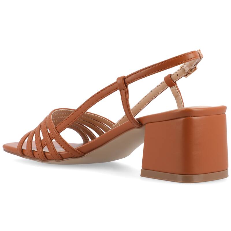 Journee Women's Shayana Medium and Wide Width Dress Sandals
