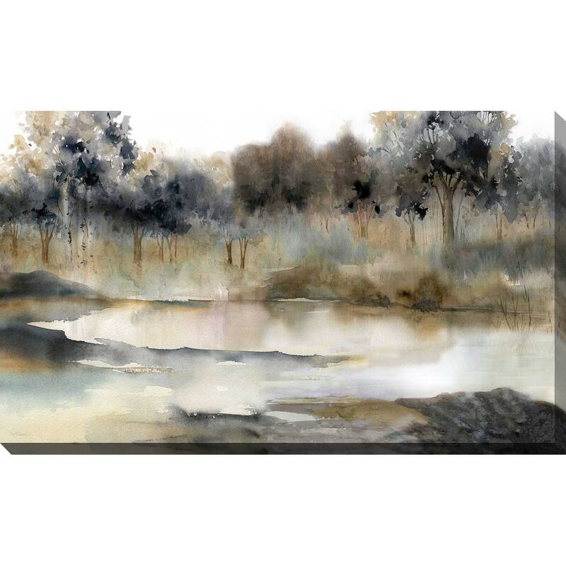 "Serene River (Horizontal)" by Carol Robinson Print on Canvas