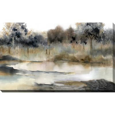 "Serene River (Horizontal)" by Carol Robinson Print on Canvas