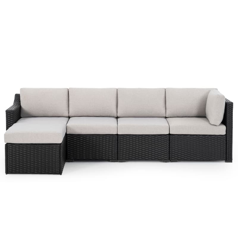 5 Piece Patio Sectional Conversation Set