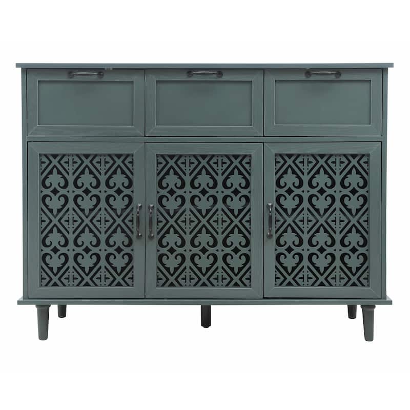 Three-Door Three-Drawer Cabinet