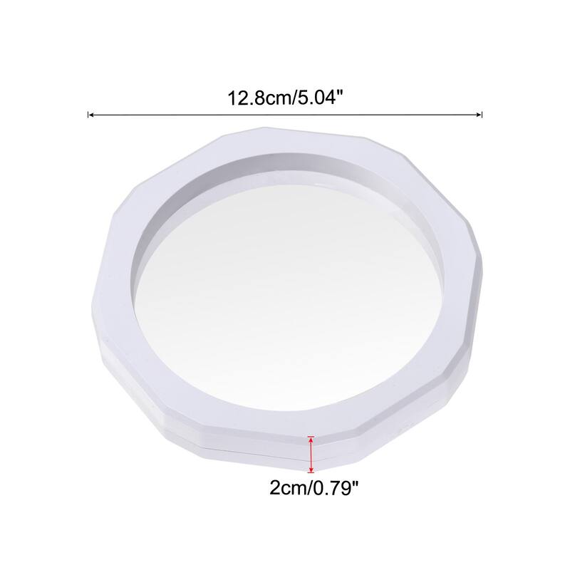 Floating Thin Film Display Box, ABS Frame Case 12.8cm x 2cm Pack of 2