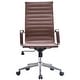preview thumbnail 26 of 29, Executive Ergonomic High Back Modern Office Chair Ribbed PU Leather Swivel for Manager Conference Computer Room