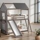 preview thumbnail 13 of 46, Playhouse Design Twin Size House Bed Kids Bed