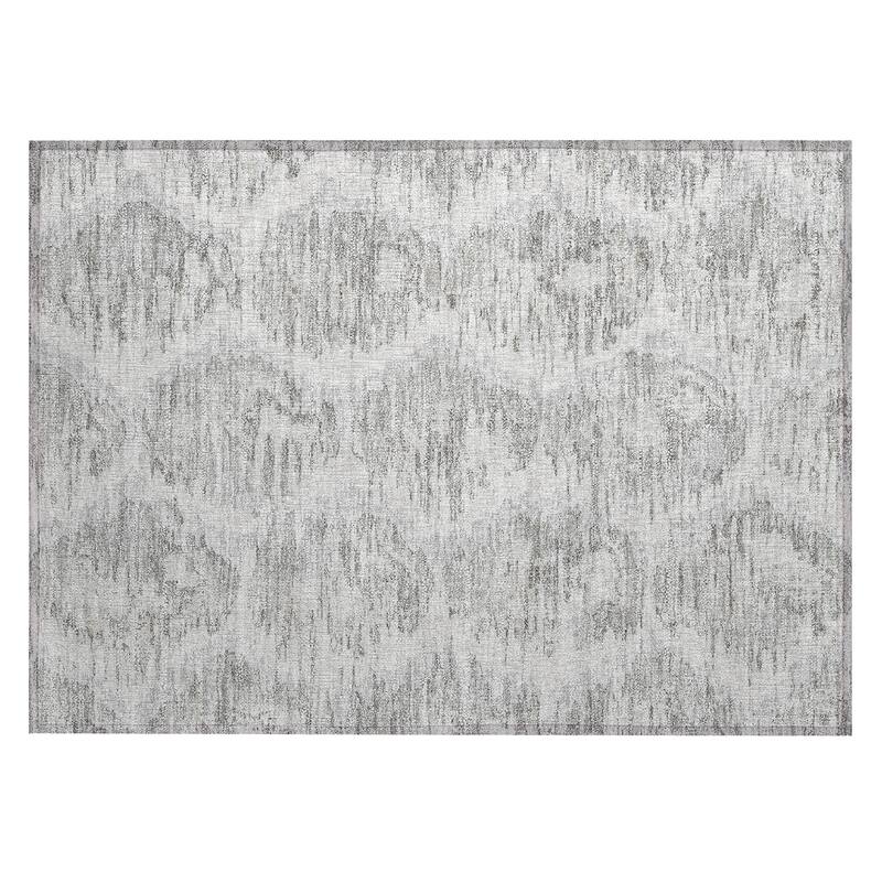 Machine Washable Indoor/ Outdoor Chantille Contemporary Abstract Rug