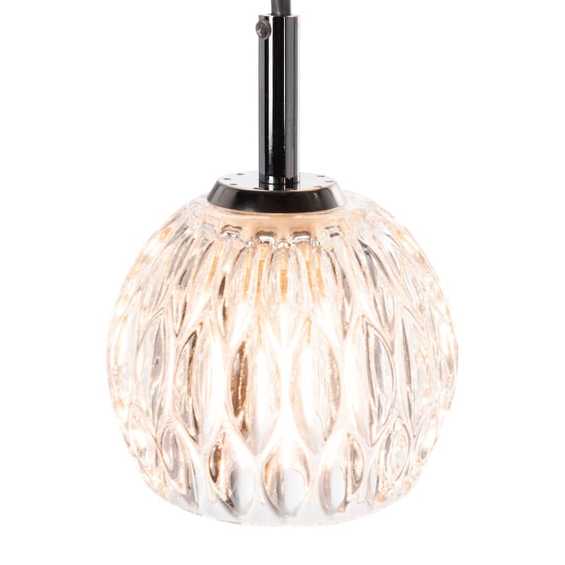 SAFAVIEH Lighting Mura Pendant - 30.5"x4.5"x11.25-79.25" - Antique White - 31Wx5Dx79H