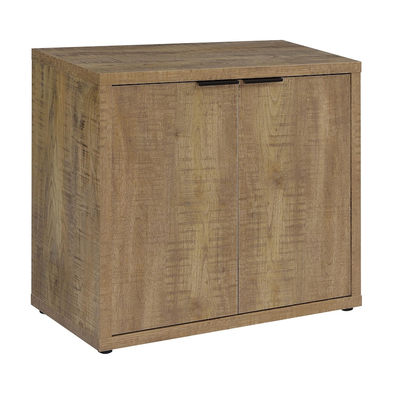 Pamplona Mango 2-door Accent Cabinet with Adjustable Shelves