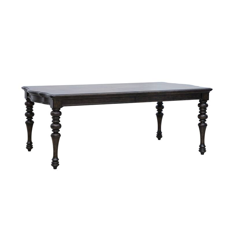 Cooper Falls Dining Table with Turned Legs - 41.97"W x 29.98"H x 99.96"D