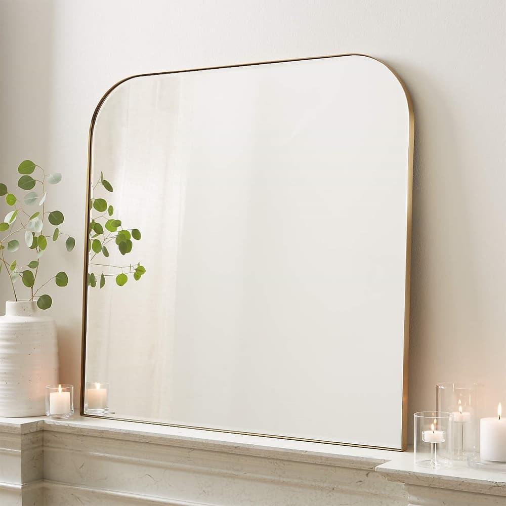 TEHOME Bhargava Decole Arch Metal Wall Mirror