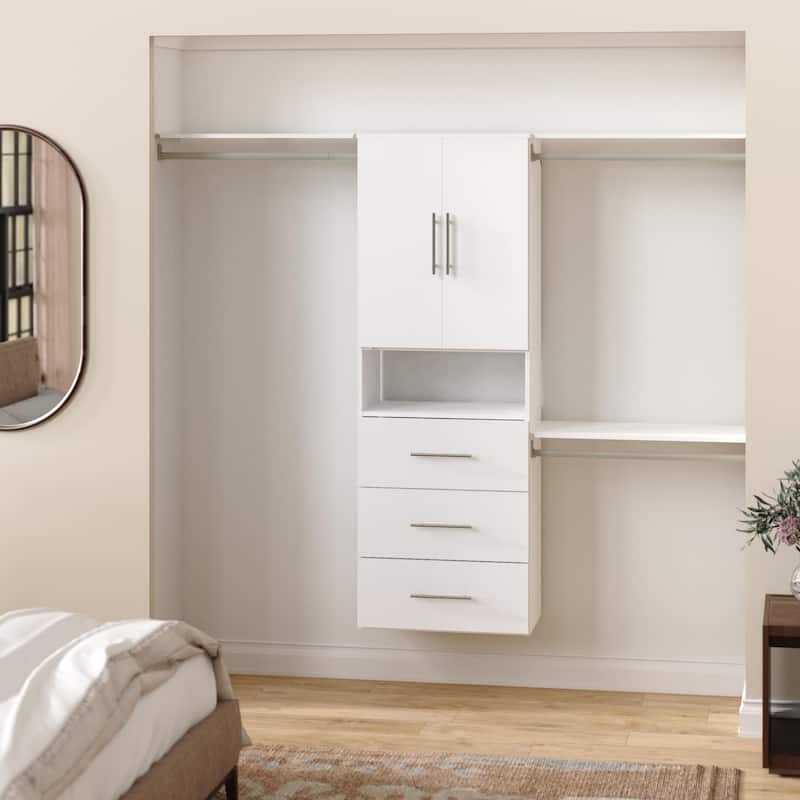 ClosetMaid SuiteSymphony Modern 3-Drawer 2-Door Hanging Closet System