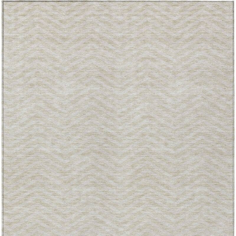 HomeRoots Chevron Transitional Rectangle Outdoor Rug